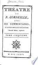 Dom Sanche d'Aragon. Nicomède. Pertharite. Oedipe
