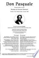 Don Pasquale, Donizetti