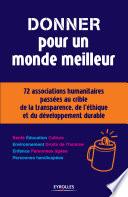 Donner pour un monde meilleur