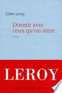 Dormir avec ceux qu’on aime