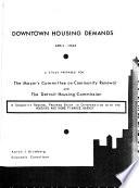 Downtown Housing Demands