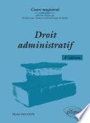 Droit administratif - 4e édition