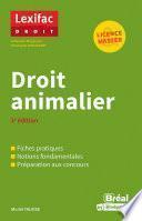 Droit animalier - Licence, Master