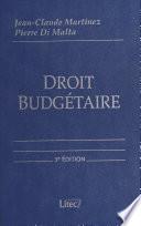Droit budgétaire : budget de l'État, budgets locaux, budget de la Sécurité sociale, budget européen