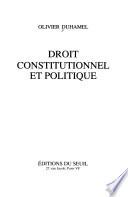 Droit constitutionnel et politique