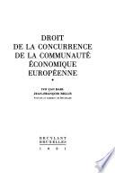 Droit de la concurrence de la Communauté économique européenne
