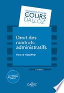 Droit des contrats administratifs. 2e éd.