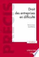 Droit des entreprises en difficulté 10ed