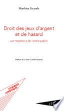 Droit des jeux d'argent et de hasard