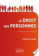 Droit des personnes - 2e édition mise à jour et augmentée