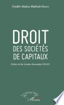 Droit des sociétés de capitaux
