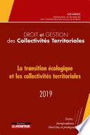 Droit et gestion des Collectivités Territoriales - 2019