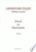 Droit et littérature