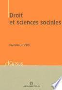Droit et sciences sociales