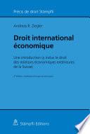 Droit international économique