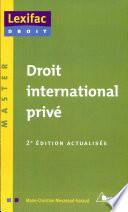 Droit international privé