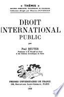 Droit international public