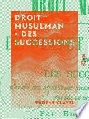 Droit musulman - Des successions