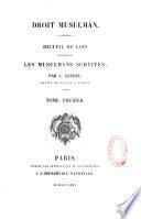 Droit musulman