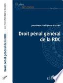 Droit pénal général de la RDC