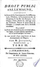 DROIT PUBLIC D'ALLEMAGNE