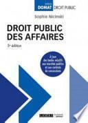 Droit public des affaires
