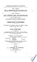 Droit romain:- De la personnalité de l'esclave