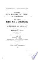 Droit romain: Des droits du mari sur les biens dotaux