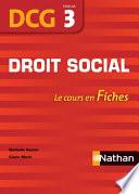 Droit social 2011-2012 DCG - épreuve 3 - Fiches