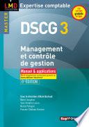 DSCG 3 Management et contrôle de gestion Manuel et applications 6e édition