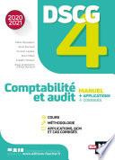 DSCG 4 - Comptabilité et audit - manuel et applications - Millésime 2020-2021