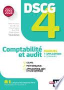 DSCG 4 - Comptabilité et audit - Manuel et applications - Millésime 2022-2023