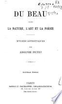 Du beau dans la nature, l'art et la poésie