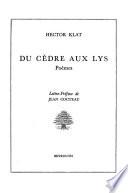 Du cèdre aux lys