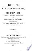 Du ciel et de ses merveilles, et de l'Enfer