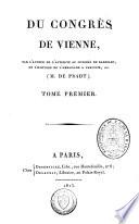 Du Congrès de Vienne