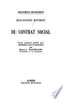 Du contrat social