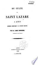 Du culte de Saint Lazare à Autun