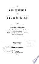 Du dessêchement du lac de Harlem