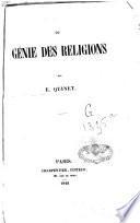 Du génie des religions