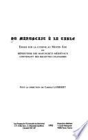 Du manuscrit à la table