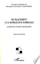 Du placement à la suppléance familiale