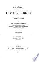 Du régime des travaux publics en Angleterre