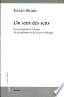 Du sens des sens