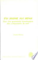 Du signe au sens