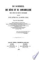 Du sommeil, des rêves et du somnambulisme