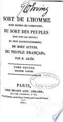 Du Sort de l'Homme dans toutes les Conditions