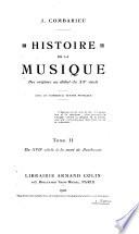 Du xvii siècle à la mort de Beethoven