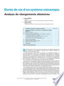 Duree de vie d'un Systeme Mecanique