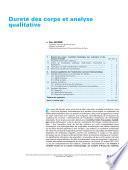 Durete Corps Analyse Qualitative